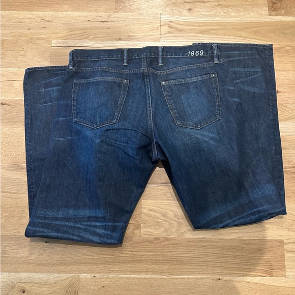 GAP dark wash jeans 38x34 bootcut NWT - Picture 3 of 4